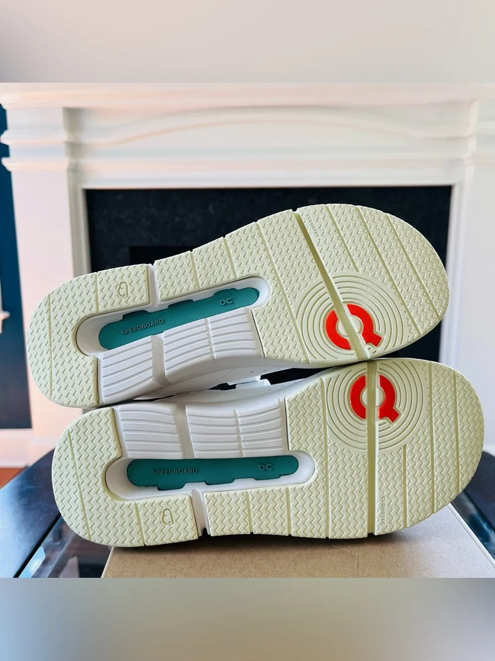 Sz 1K On THE ROGER Kids Unisex Sneakers White/Green 3KE10010840